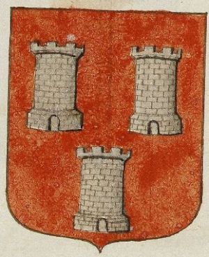 Arms (crest) of Amicie de Gournay