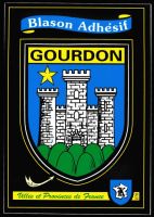 Blason de Gourdon/Arms (crest) of Gourdon
