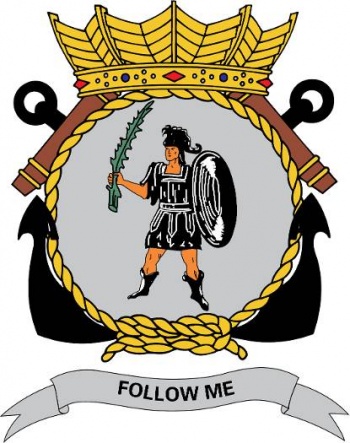 Coat of arms (crest) of the Zr.Ms. Karel Doorman, Netherlands Navy