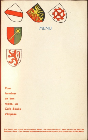 Arms of Café Sanka : La France Héraldique
