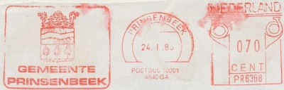 Wapen van Prinsenbeek/Coat of arms (crest) of Prinsenbeek