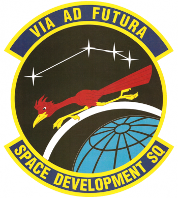 Coat of arms (crest) of the Space Development Squadron, US Air Force