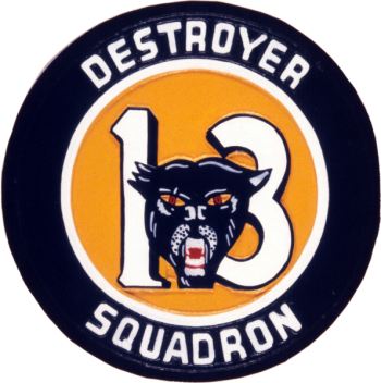 Coat of arms (crest) of the Destroyer Squadron Thirteen, US Navy