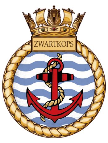 Coat of arms (crest) of the Training Ship Zwartkops, South African Sea Cadets