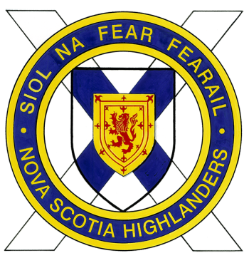 Arms of The Nova Scotia Highlanders, Canadian Army
