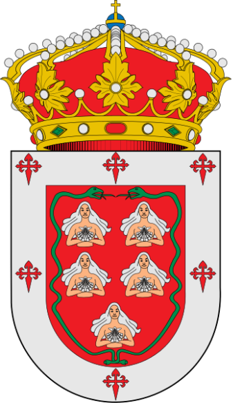 Escudo de Villanueva de los Caballeros/Arms (crest) of Villanueva de los Caballeros