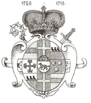 Arms (crest) of Franz Arnold von Wolff-Metternich zur Gracht