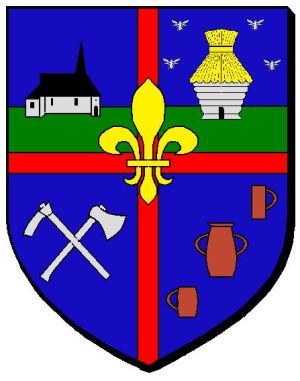 Blason de Achères (Cher)/Arms (crest) of Achères (Cher)