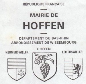 Blason de Hoffen/Coat of arms (crest) of {{PAGENAME