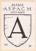 Blason d'Aspach/Arms (crest) of Aspach