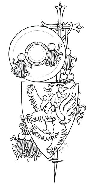 Arms (crest) of Nikolaus von Schönberg