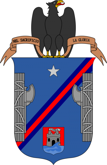 Coat of arms (crest) of 33rd Infantry Regiment Livorno, Italian Army