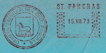 Wapen van Sint Pancras/Coat of arms (crest) of Sint Pancras
