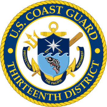 Coat of arms (crest) of the US Coast Guard 13th District