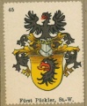 Wappen Fürst Pückler nr. 45 Fürst Pückler