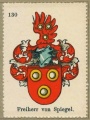 Wappen Freiherr von Spiegel nr. 130 Freiherr von Spiegel