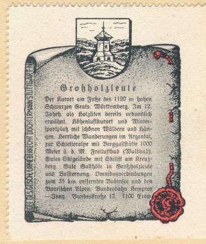 Wappen von Grossholzleute/Coat of arms (crest) of Grossholzleute