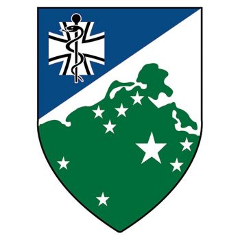 Coat of arms (crest) of the Medical Support Center Neubrandenburg, Germany