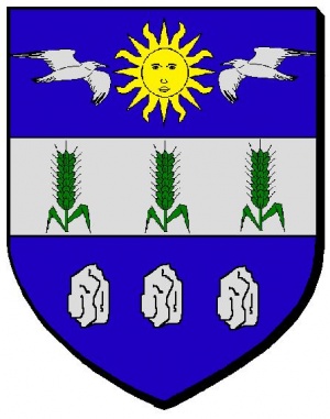 Blason de Les Trois-Pierres/Coat of arms (crest) of {{PAGENAME