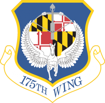 Coat of arms (crest) of the 175th Wing, Maryland Air National Guard