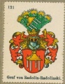 Wappen Graf von Radolin-Radolinski nr. 121 Graf von Radolin-Radolinski