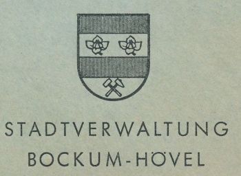 Wappen von Bockum-Hövel/Coat of arms (crest) of Bockum-Hövel