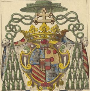 Arms (crest) of Henri-Osvald de La Tour d’Auvergne de Bouillon