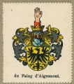 Wappen du Faing d'Aigremont nr. 210 du Faing d'Aigremont