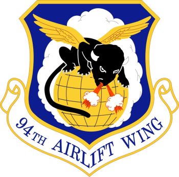Coat of arms (crest) of the 94th Airlift Wing, US Air Force