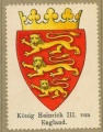 Wappen von König Heinrich III von England