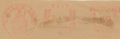 Wapen van Esch (Haaren)/Coat of arms (crest) of Esch (Haaren)