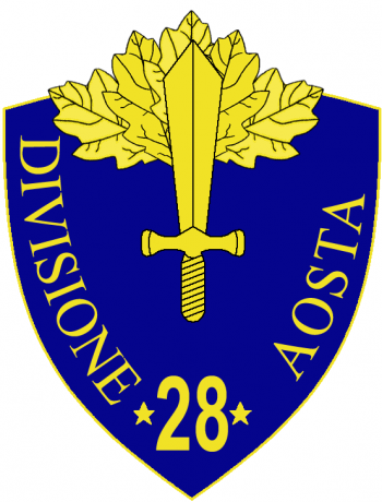 Coat of arms (crest) of the 28th Infantry Division Aosta, Italian Army