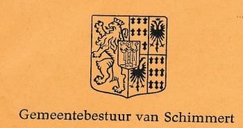 Wapen van Schimmert/Coat of arms (crest) of Schimmert