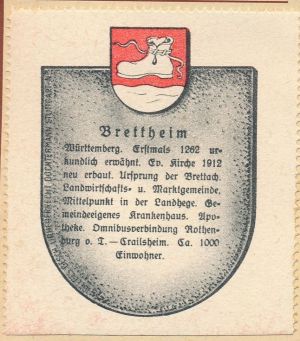 Wappen von Brettheim/Coat of arms (crest) of Brettheim