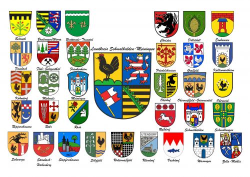 Arms in the Schmalkalden-Meiningen District