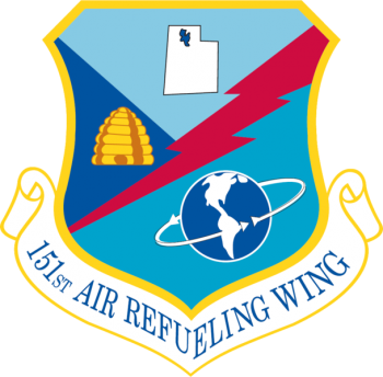 Coat of arms (crest) of the 151st Air Refueling Wing, Utah Air National Guard