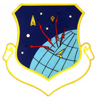 Coat of arms (crest) of the Space Communications Division, US Air Force