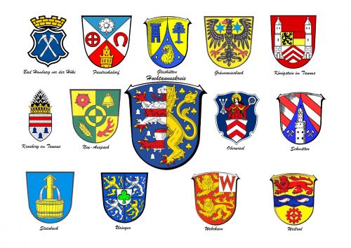 Arms in the Hochtaunuskreis District