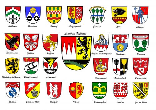 Arms in the Hassberge District