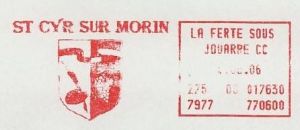 Coat of arms (crest) of Saint-Cyr-sur-Morin