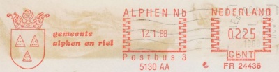 Wapen van Alphen en Riel / Arms of Alphen en Riel