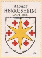 Blason d'Herrlisheim-près-Colmar/Arms (crest) of Herrlisheim-près-Colmar