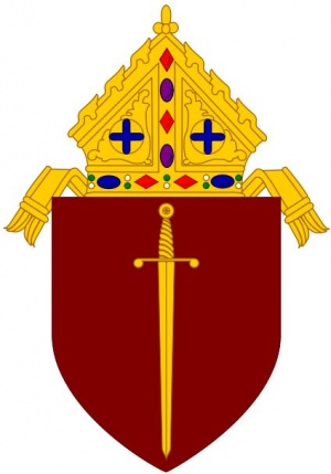 Arms (crest) of Diocese of Saint Paul in Alberta