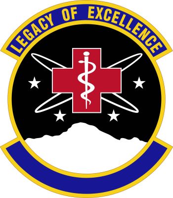 Coat of arms (crest) of the 21st Healthcare Operations Squadron, US Air Force