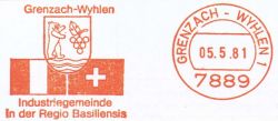 Wappen von Grenzach-Wyhlen/Arms (crest) of Grenzach-Wyhlen