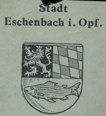 Wappen von Eschenbach in der Oberpfalz/Coat of arms (crest) of Eschenbach in der Oberpfalz