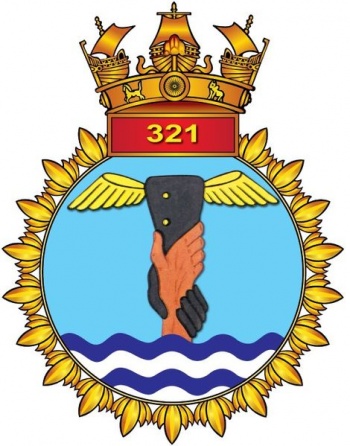 Coat of arms (crest) of the INAS 321 Angels, Indian Navy