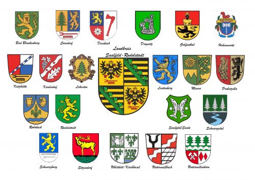 Arms in the Saalfeld-Rudolstadt District