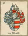 Wappen von Ahlefeldt nr. 67 von Ahlefeldt