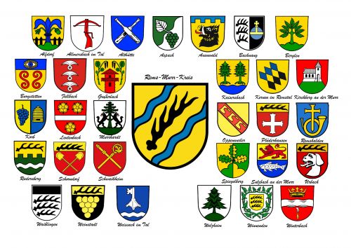 Arms in the Rems-Murr Kreis District